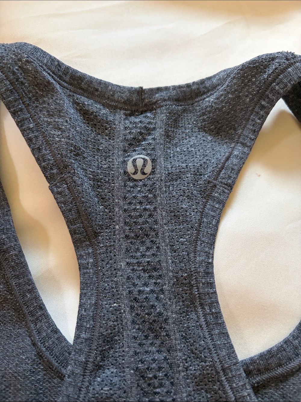 Lululemon Gray Racerback Tank Top - Picture 2 of 3